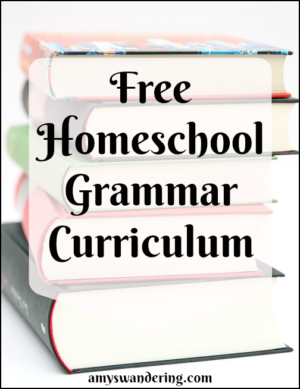 Free Homeschool Grammar Curriculum